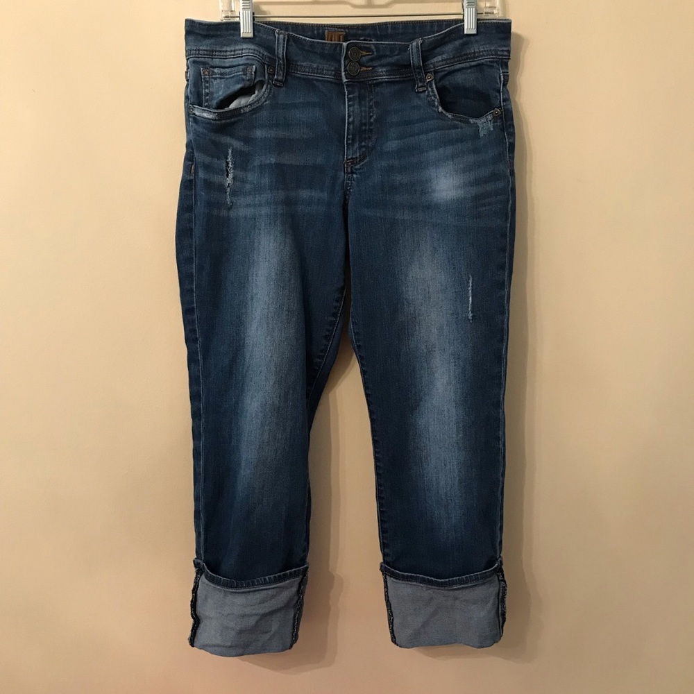 Kut from the Kloth Blue Boyfriend Jeans